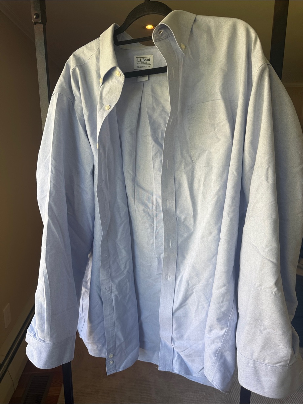 L.L. Bean Light Blue Oxford Shirt